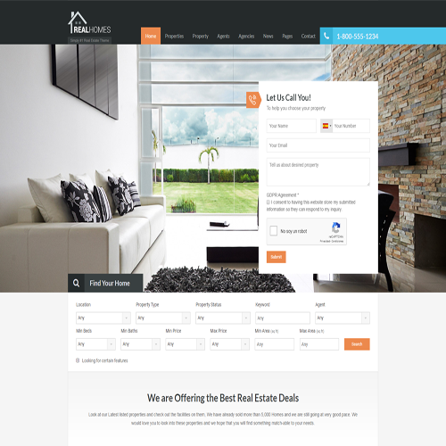 ejemplo web agencia inmobiliaria